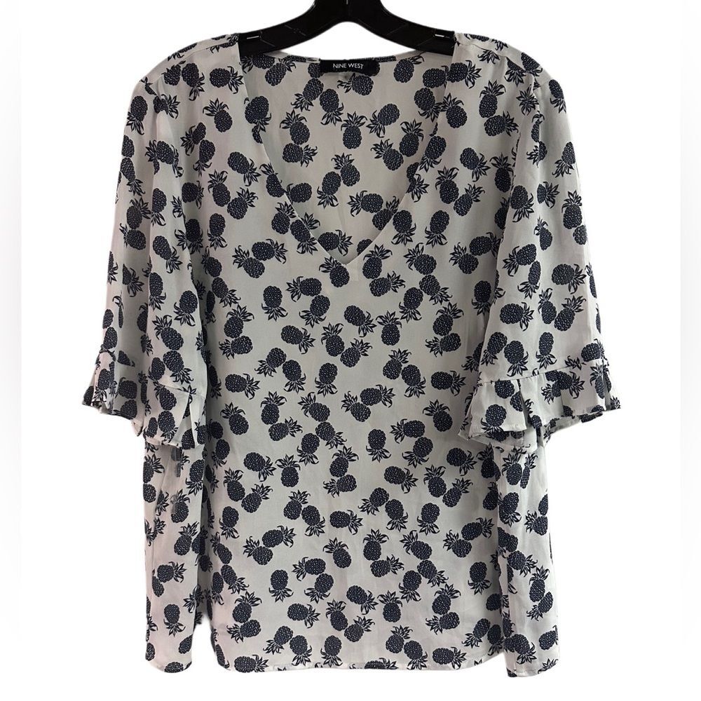 Nine West Pineapple Top Size XL